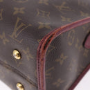 LOUIS VUITTON Monogram PopincourtPM Hand Bag 2way Wine Red M43462 LV Auth 194190-17