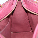LOUIS VUITTON Monogram PopincourtPM Hand Bag 2way Wine Red M43462 LV Auth 194190-20
