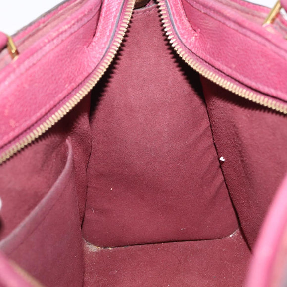 LOUIS VUITTON Monogram PopincourtPM Hand Bag 2way Wine Red M43462 LV Auth 194190