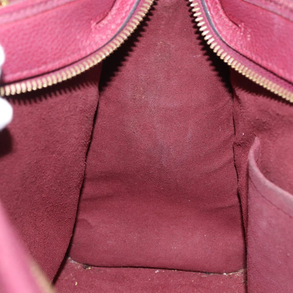 LOUIS VUITTON Monogram PopincourtPM Hand Bag 2way Wine Red M43462 LV Auth 194190