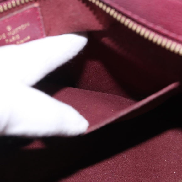 LOUIS VUITTON Monogram PopincourtPM Hand Bag 2way Wine Red M43462 LV Auth 194190