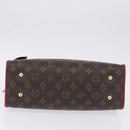 LOUIS VUITTON Monogram PopincourtPM Hand Bag 2way Wine Red M43462 LV Auth 194190-5