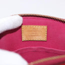 LOUIS VUITTON Monogram Vernis Alma BB Red Rose Andian M91771 LV Auth 194191-20