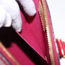 LOUIS VUITTON Monogram Vernis Alma BB Red Rose Andian M91771 LV Auth 194191-23