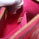 LOUIS VUITTON Monogram Vernis Alma BB Red Rose Andian M91771 LV Auth 194191-12