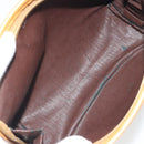 GUCCI Micro GG Pouch PVC Leather Beige Gold Tone 039 89 0902 Auth 194192-10