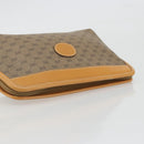 GUCCI Micro GG Pouch PVC Leather Beige Gold Tone 039 89 0902 Auth 194192-5
