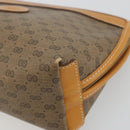 GUCCI Micro GG Pouch PVC Leather Beige Gold Tone 039 89 0902 Auth 194192-7
