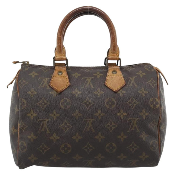 LOUIS VUITTON Monogram Speedy 25 Hand Bag M41528 LV Auth 194193