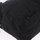 FENDI Zucca Canvas Tote Bag Black Silver Auth 194195-10