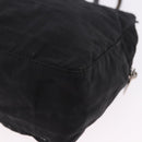FENDI Zucca Canvas Tote Bag Black Silver Auth 194195-13