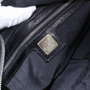 FENDI Zucca Canvas Tote Bag Black Silver Auth 194195-15