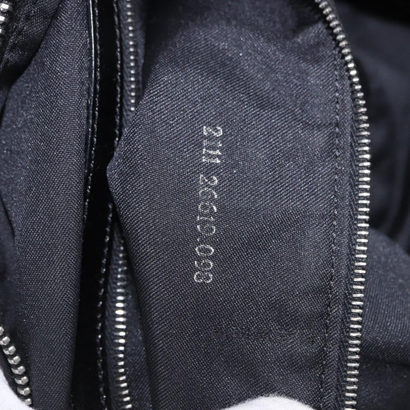 FENDI Zucca Canvas Tote Bag Black Silver Auth 194195