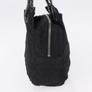 FENDI Zucca Canvas Tote Bag Black Silver Auth 194195-4