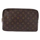 LOUIS VUITTON Monogram Trousse Toilette 28 Clutch Bag M47522 LV Auth 194200-13