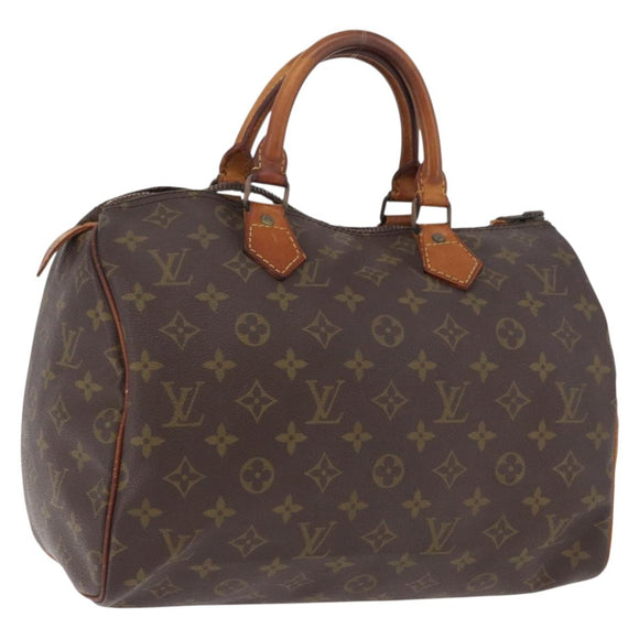 LOUIS VUITTON Monogram Speedy 30 Hand Bag M41526 LV Auth 194202