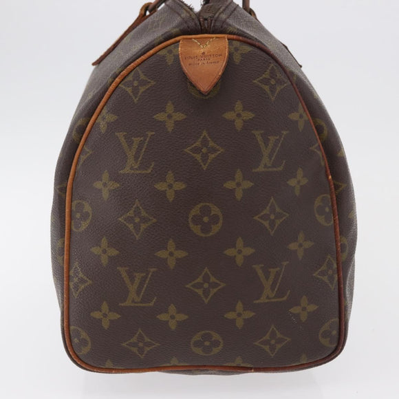 LOUIS VUITTON Monogram Speedy 30 Hand Bag M41526 LV Auth 194202