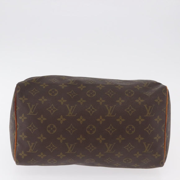 LOUIS VUITTON Monogram Speedy 30 Hand Bag M41526 LV Auth 194202