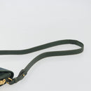 LOEWE Velazquez Shoulder Bag Leather Blue Gold Tone Auth 194205-8