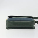 LOEWE Velazquez Shoulder Bag Leather Blue Gold Tone Auth 194205-5