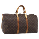 LOUIS VUITTON Monogram Keepall Bandouliere 50 Boston Bag M41416 LV Auth 194207-1