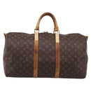 LOUIS VUITTON Monogram Keepall Bandouliere 50 Boston Bag M41416 LV Auth 194207-13