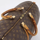 LOUIS VUITTON Monogram Keepall Bandouliere 50 Boston Bag M41416 LV Auth 194207-6