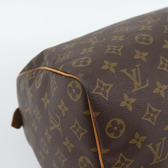 LOUIS VUITTON Monogram Speedy 35 Hand Bag M41524 LV Auth 194208V