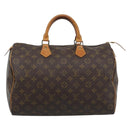 LOUIS VUITTON Monogram Speedy 35 Hand Bag M41524 LV Auth 194208V-13