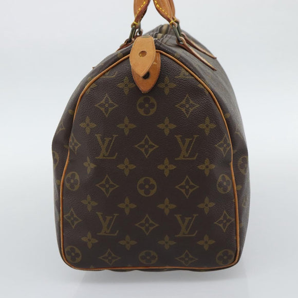 LOUIS VUITTON Monogram Speedy 35 Hand Bag M41524 LV Auth 194208V