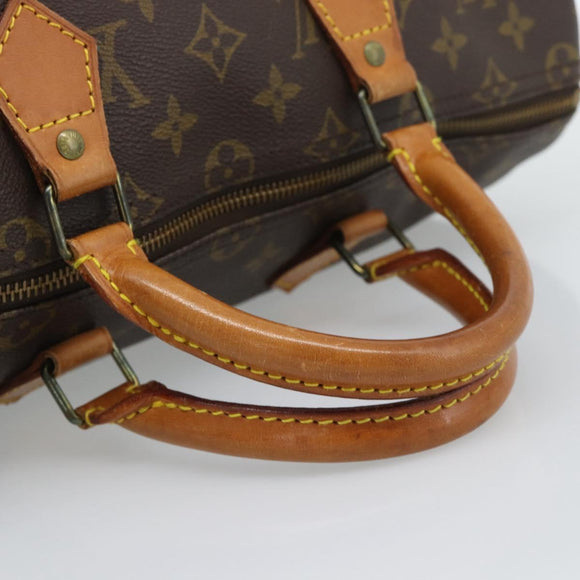 LOUIS VUITTON Monogram Speedy 35 Hand Bag M41524 LV Auth 194208V