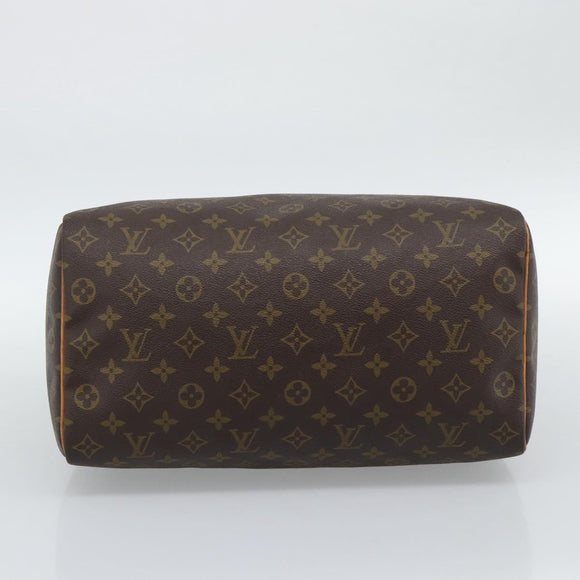 LOUIS VUITTON Monogram Speedy 35 Hand Bag M41524 LV Auth 194208V