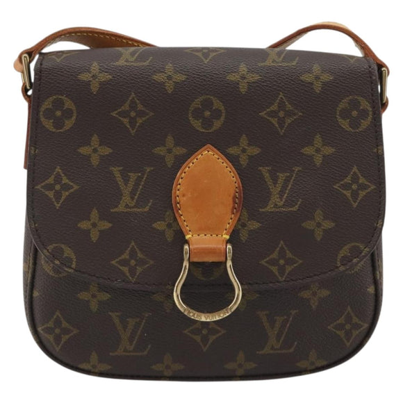 LOUIS VUITTON Monogram Saint Cloud MM Shoulder Bag M51243 LV Auth 194210