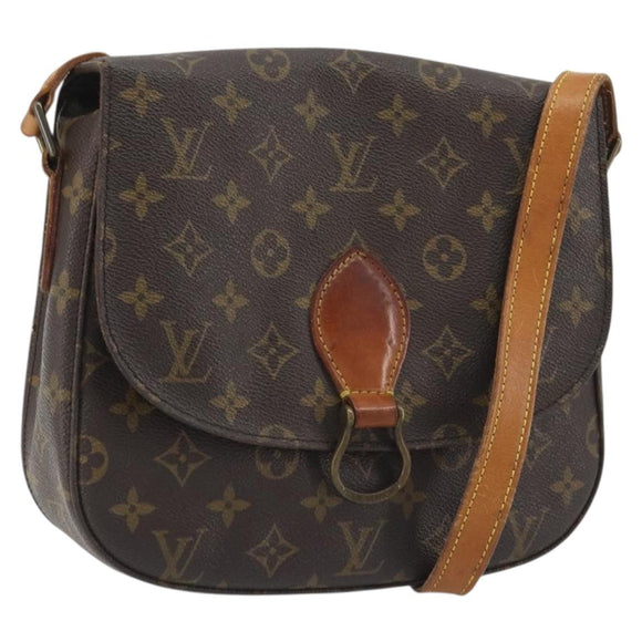 LOUIS VUITTON Monogram Saint Cloud GM Shoulder Bag M51242 LV Auth 194215
