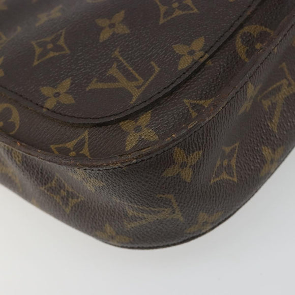 LOUIS VUITTON Monogram Saint Cloud GM Shoulder Bag M51242 LV Auth 194215