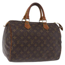 LOUIS VUITTON Monogram Speedy 30 Hand Bag M41526 LV Auth 194217-1
