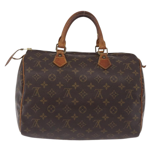 LOUIS VUITTON Monogram Speedy 30 Hand Bag M41526 LV Auth 194217