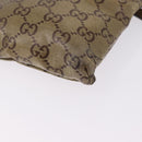 GUCCI GG Crystal Waist Bag Coated Canvas Gold 28566 Auth 194223-14