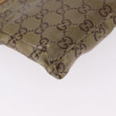 GUCCI GG Crystal Waist Bag Coated Canvas Gold 28566 Auth 194223-15