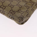 GUCCI GG Crystal Waist Bag Coated Canvas Gold 28566 Auth 194223-16