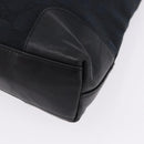 GUCCI GG Canvas Shoulder Bag Black Gold Tone 33900 Auth 194224-16