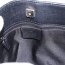 GUCCI GG Canvas Shoulder Bag Black Gold Tone 33900 Auth 194224-17