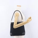 GUCCI GG Canvas Shoulder Bag Black Gold Tone 33900 Auth 194224-22