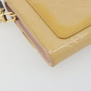 LOUIS VUITTON Monogram Vernis Rossmore MM Beige Poodle M91757 LV Auth 194227A-17