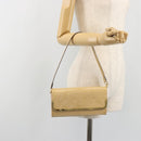 LOUIS VUITTON Monogram Vernis Rossmore MM Beige Poodle M91757 LV Auth 194227A-25