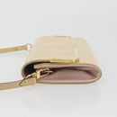 LOUIS VUITTON Monogram Vernis Rossmore MM Beige Poodle M91757 LV Auth 194227A-4