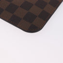 LOUIS VUITTON Damier Ebene Neverfull MM Pouch LV Auth 194228A-14