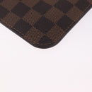 LOUIS VUITTON Damier Ebene Neverfull MM Pouch LV Auth 194228A-15