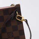 LOUIS VUITTON Damier Ebene Neverfull MM Pouch LV Auth 194228A-17