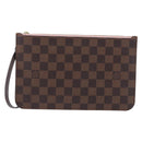 LOUIS VUITTON Damier Ebene Neverfull MM Pouch LV Auth 194228A-13